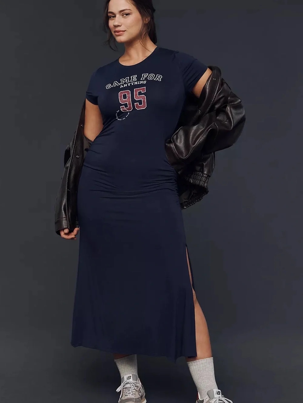 Anthropologie Daily Practice
Ready Set Go Pitted Midi Dress M